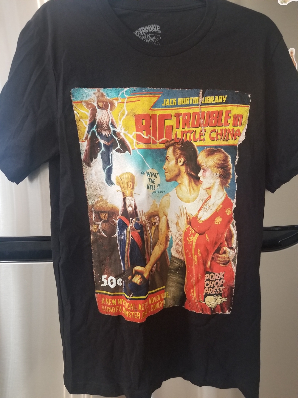 New FRIGHT RAGS Big Trouble In Little China MEDIUM T-Shirt, Limited Edition - Picture 3 of 10